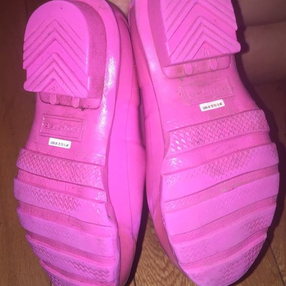 Hunter Pink Rain boots ( Kids) - Picture 2 of 3